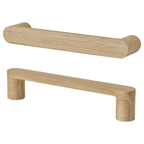 HAMPHULT handle, oak, 146 mm, 2 pack