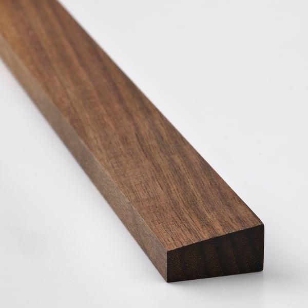 HANSBYN wall edging strip, walnut, 246 cm