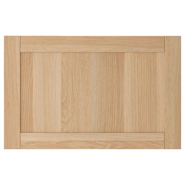 HANVIKEN Drawer door/front - oak effect with white stain 60x38 cm , 60x38 cm