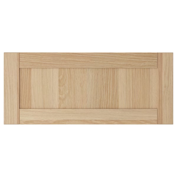 HANVIKEN drawer front, white stained oak effect, 60x26 cm