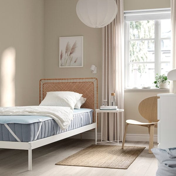 Ikea HÅRGINST - Mattress protector, blue,90x200 cm
