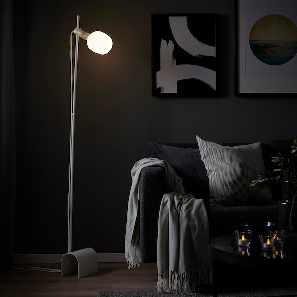 HÅRSLINGA / TRÅDFRI - Floor lamp with bulb ,