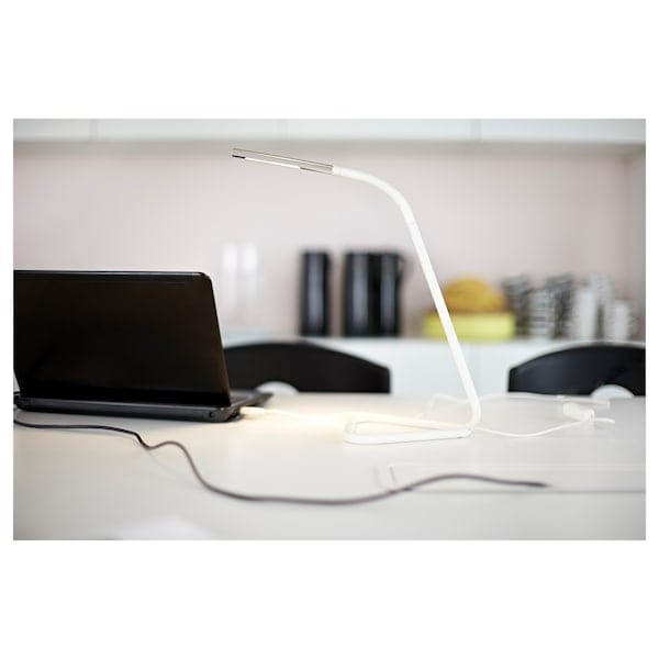 Ikea HÅRTE LED work lamp white/silvercolour ,