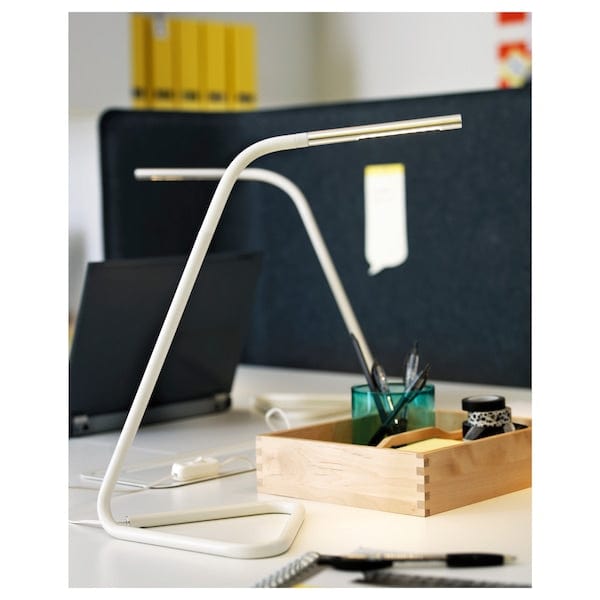 Ikea HÅRTE LED work lamp white/silvercolour ,