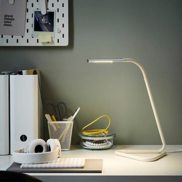 Ikea HÅRTE LED work lamp white/silvercolour ,