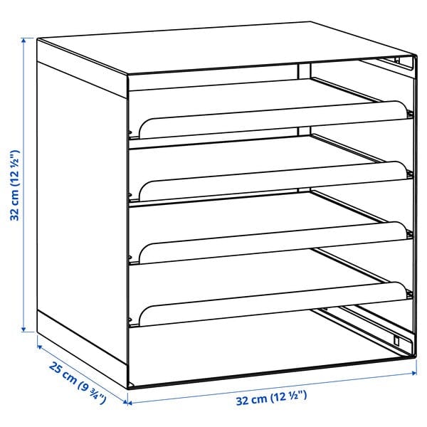 Ikea HARVMATTA - Letter tray, anthracite