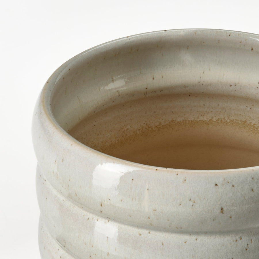 HASSELBUKETT plant pot, in/outdoor/beige, 12 cm