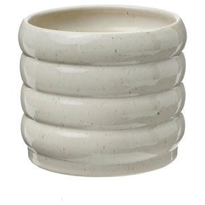 HASSELBUKETT plant pot, in/outdoor/beige, 12 cm