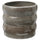 HASSELBUKETT plant pot, in/outdoor/grey, 15 cm