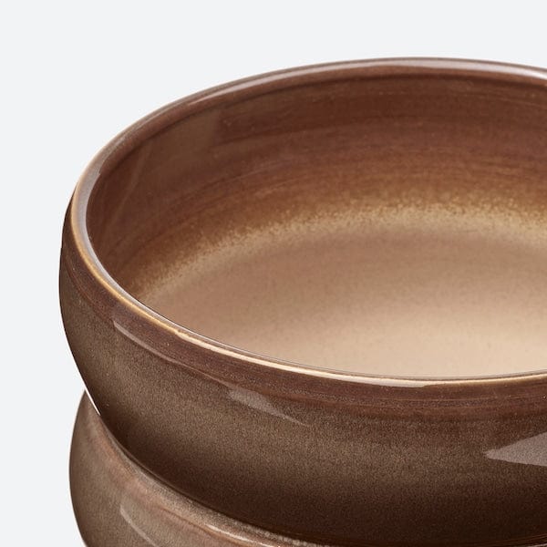 Ikea HASSELBUKETT - Plant pot, in/outdoor/green/brown, 15 cm