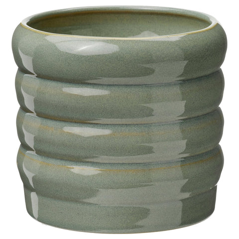 HASSELBUKETT plant pot, in/outdoor/green, 9 cm