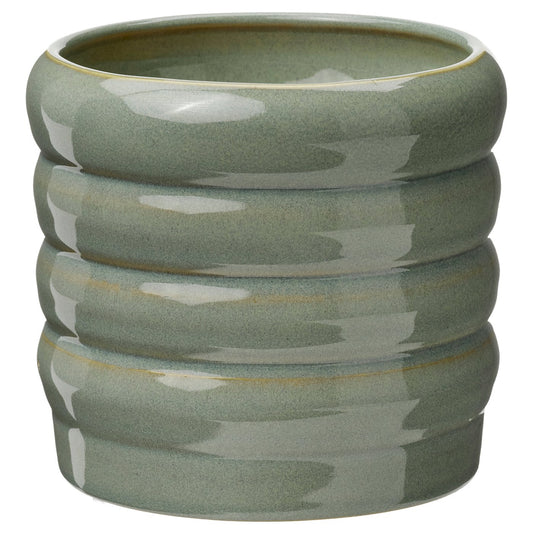 HASSELBUKETT plant pot, in/outdoor/green, 9 cm