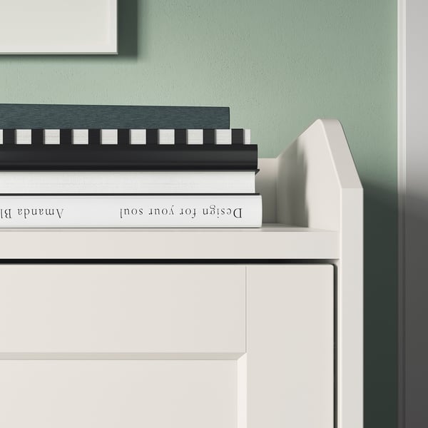 HAUGA sideboard, white, 140x84 cm