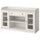 HAUGA sideboard, white, 140x46x84 cm
