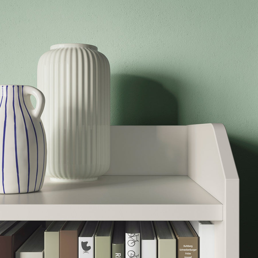 HAUGA storage combination, white, 210x46x199 cm