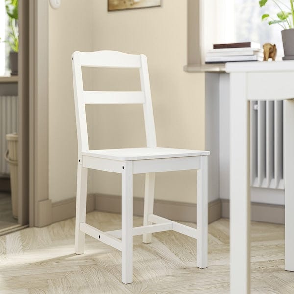 Ikea HAUGA / HAUGA - Table and 6 chairs, white/white,168x74 cm