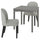 HAUGA / ROSENTORP table and 2 chairs