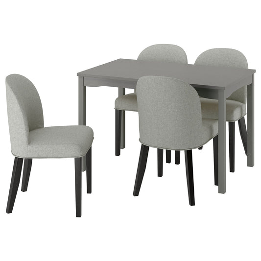 HAUGA / ROSENTORP table and 4 chairs