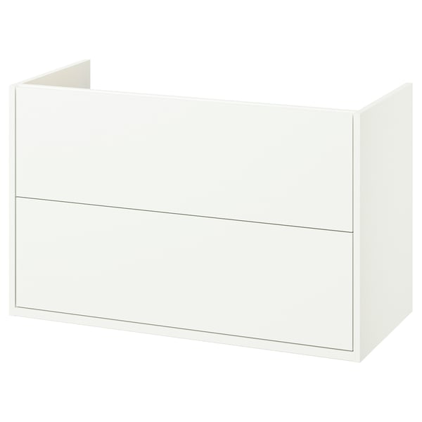 HAVBÄCK wash-stand with drawers, white, 100x48x63 cm