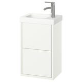 HAVBÄCK / ORRSJÖN wash-stnd w drawers/wash-basin/tap, white, 42x34x69 cm