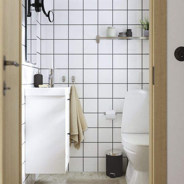 HAVBÄCK / ORRSJÖN - Washbasin/drawer unit/misc, white,42x34x69 cm