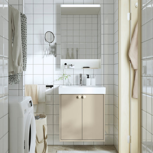 HAVBÄCK / ORRSJÖN wash-stnd w drs/deep wash-basin, 62.4x72.0x49.4 cm