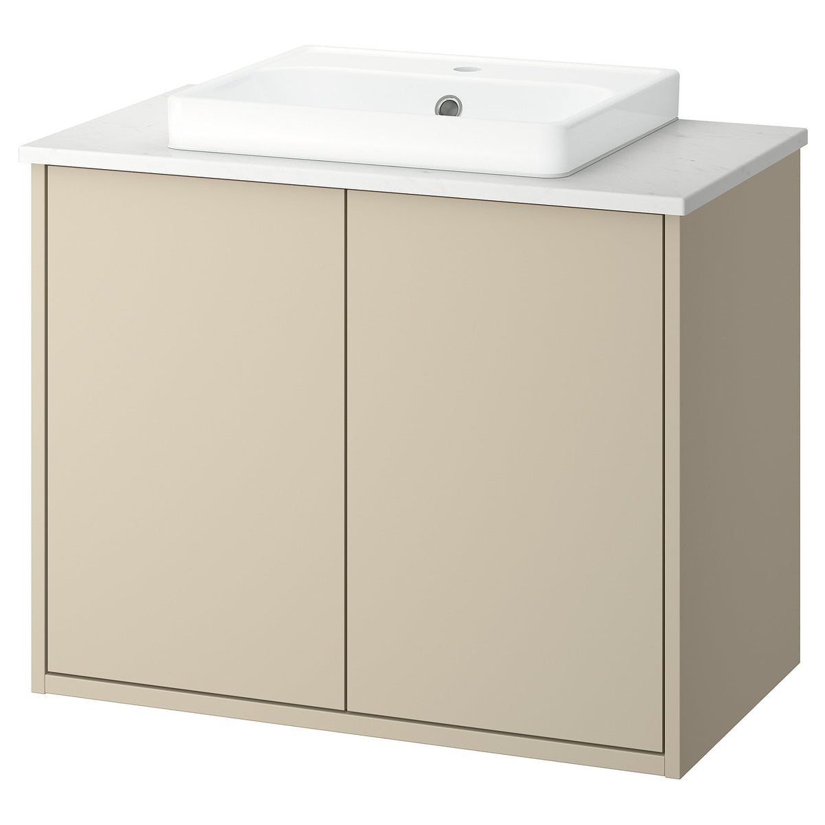 HAVBÄCK / ORRSJÖN wash-stnd w doors/wash-basin, 82.0x71.0x49.0 cm