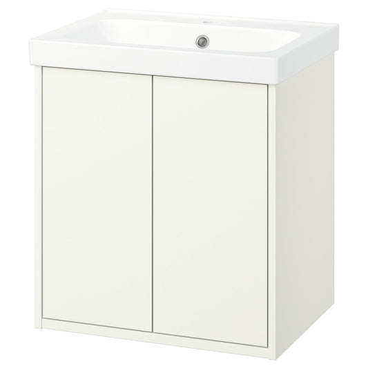 HAVBÄCK / ORRSJÖN wash-stnd w doors/wash-basin, 62.3x69.2x49.4 cm