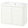 HAVBÄCK / ORRSJÖN wash-stnd w doors/wash-basin, 82.3x69.2x49.4 cm
