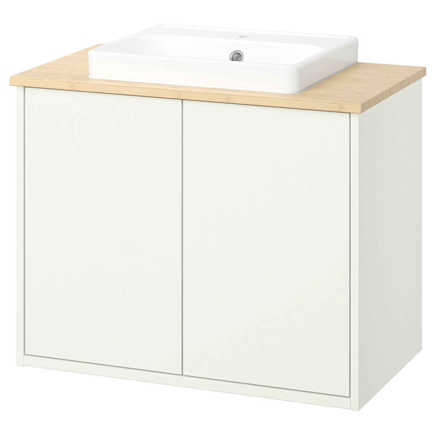 HAVBÄCK / ORRSJÖN wash-stnd w doors/wash-basin, 82.0x71.0x49.0 cm