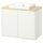 HAVBÄCK / ORRSJÖN wash-stnd w doors/wash-basin, 82.0x71.0x49.0 cm
