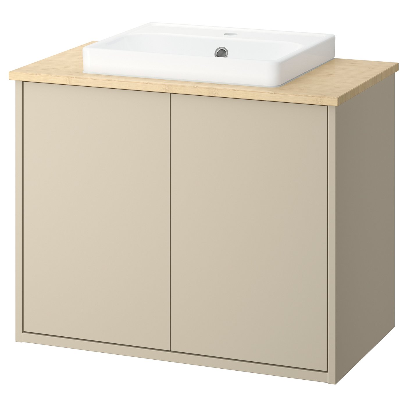 HAVBÄCK / ORRSJÖN wash-stnd w doors/wash-basin, 82.0x71.0x49.0 cm