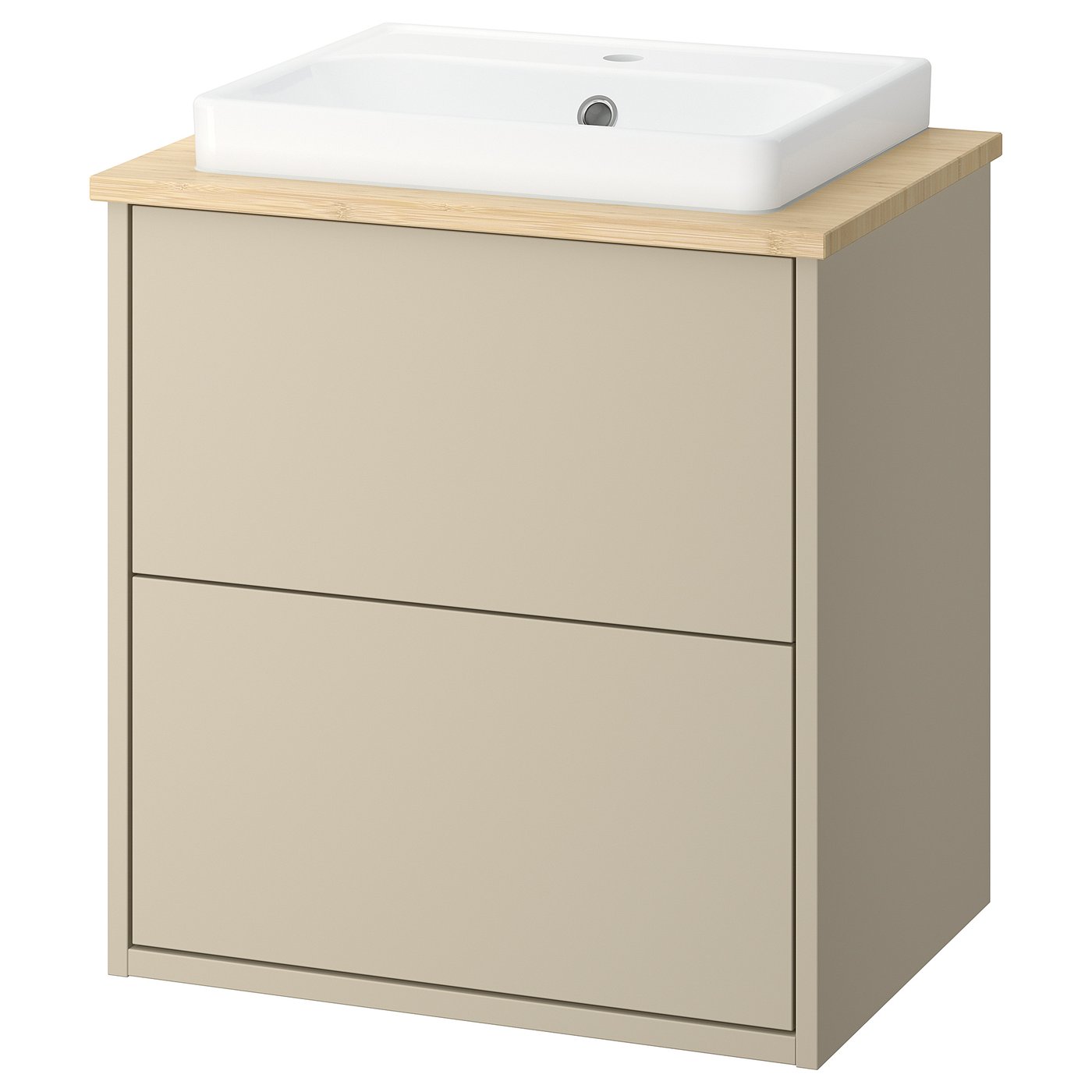HAVBÄCK / ORRSJÖN wash-stnd w drawers/wash-basin, 62.0x71.0x49.0 cm