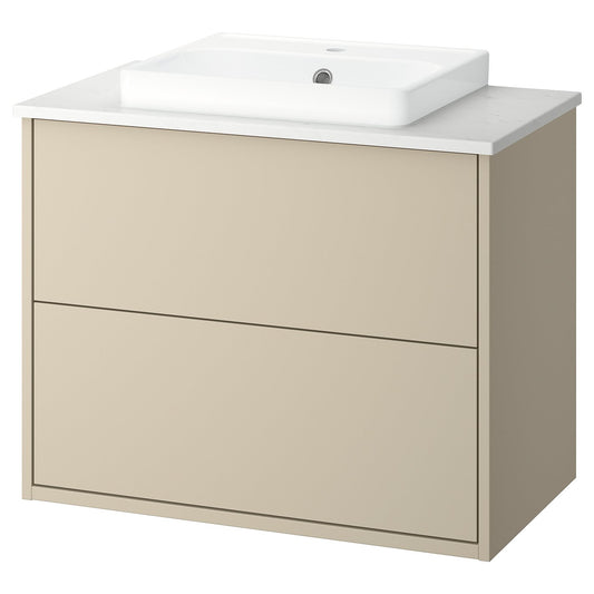HAVBÄCK / ORRSJÖN wash-stnd w drawers/wash-basin, 82.0x71.0x49.0 cm