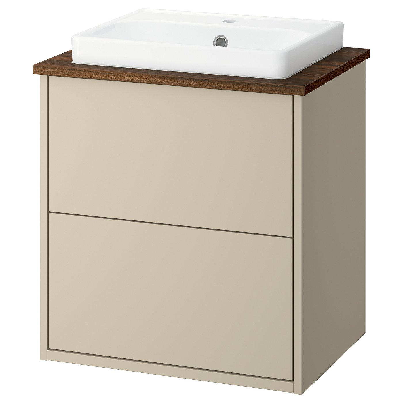 HAVBÄCK / ORRSJÖN wash-stnd w drawers/wash-basin, 62.0x71.0x49.0 cm
