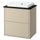HAVBÄCK / ORRSJÖN wash-stnd w drawers/wash-basin, 62.0x71.0x49.0 cm