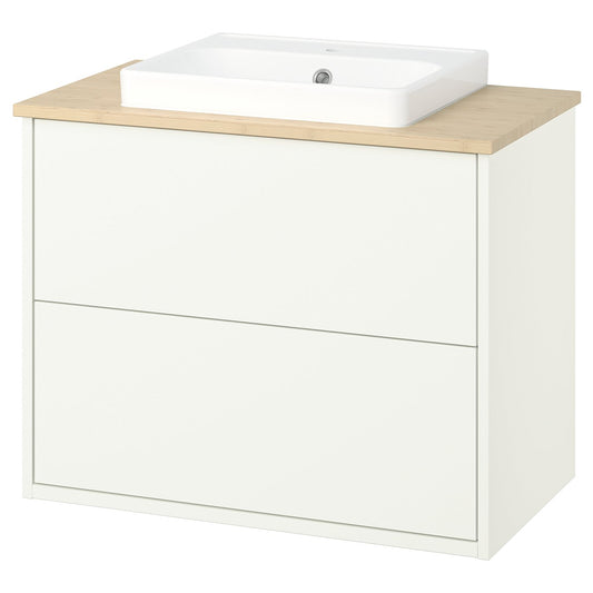 HAVBÄCK / ORRSJÖN wash-stnd w drawers/wash-basin, 82.0x71.0x49.0 cm