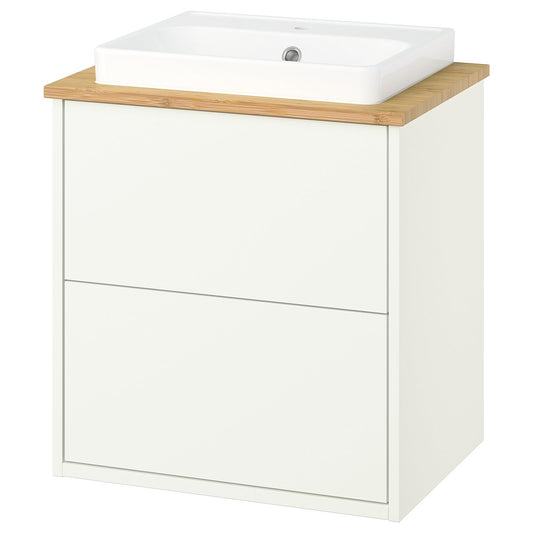 HAVBÄCK / ORRSJÖN wash-stnd w drawers/wash-basin, 62.0x71.0x49.0 cm