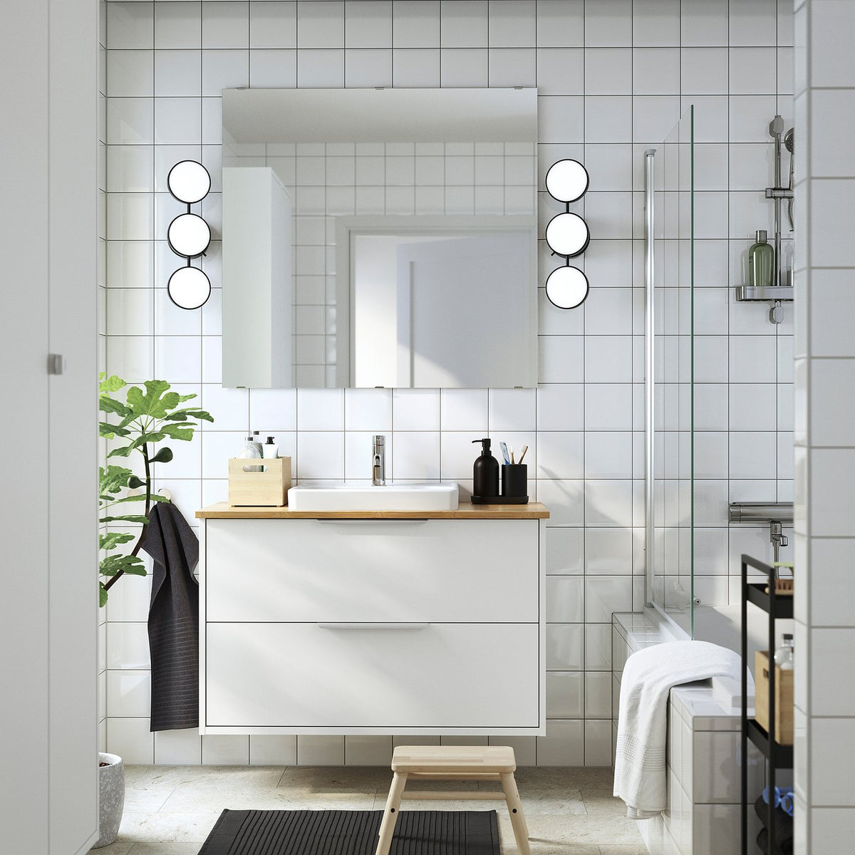HAVBÄCK / ORRSJÖN wash-stnd w drawers/wash-basin, 102.0x71.0x49.0 cm