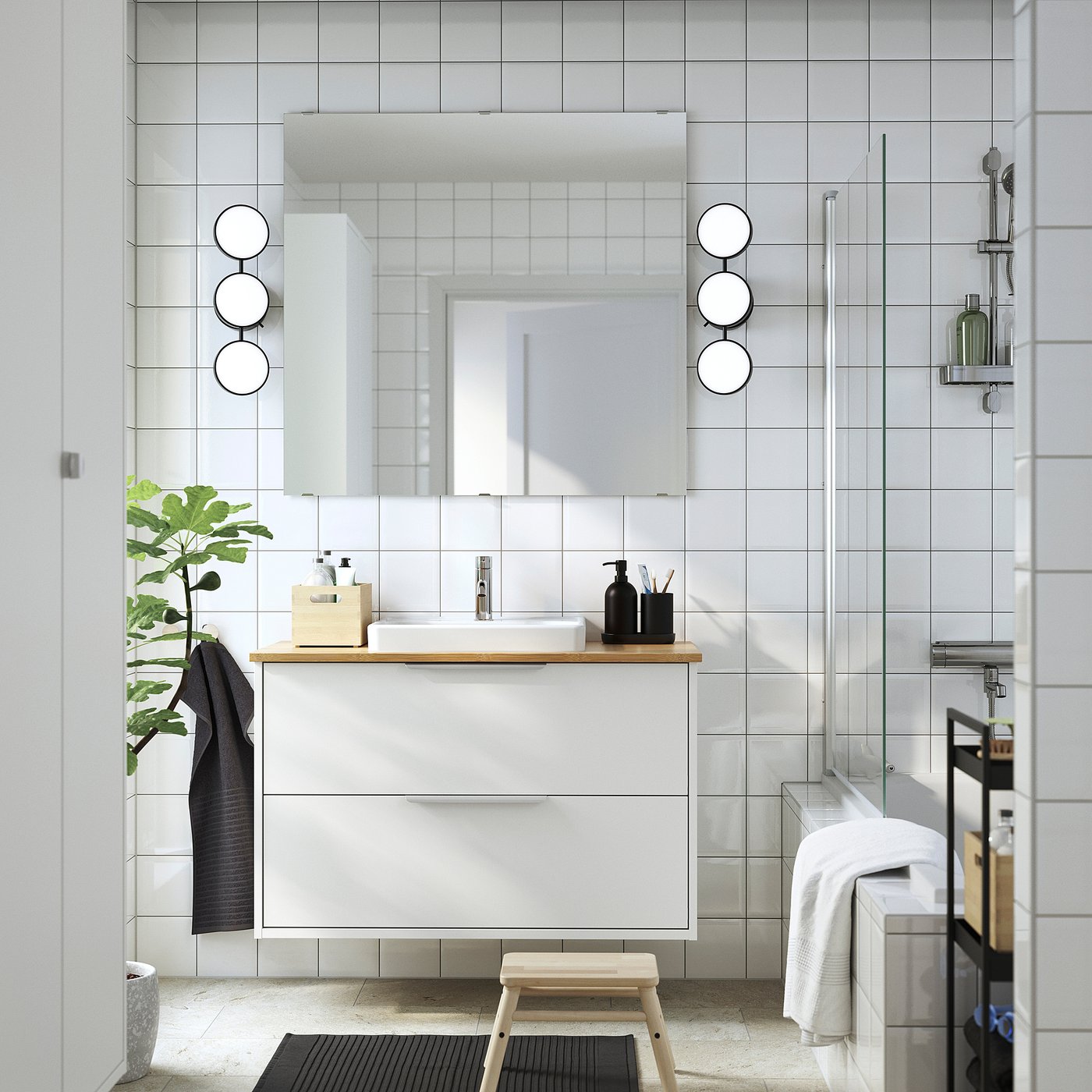 HAVBÄCK / ORRSJÖN wash-stnd w drawers/wash-basin, 102.0x71.0x49.0 cm
