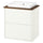 HAVBÄCK / ORRSJÖN wash-stnd w drawers/wash-basin, 62.0x71.0x49.0 cm