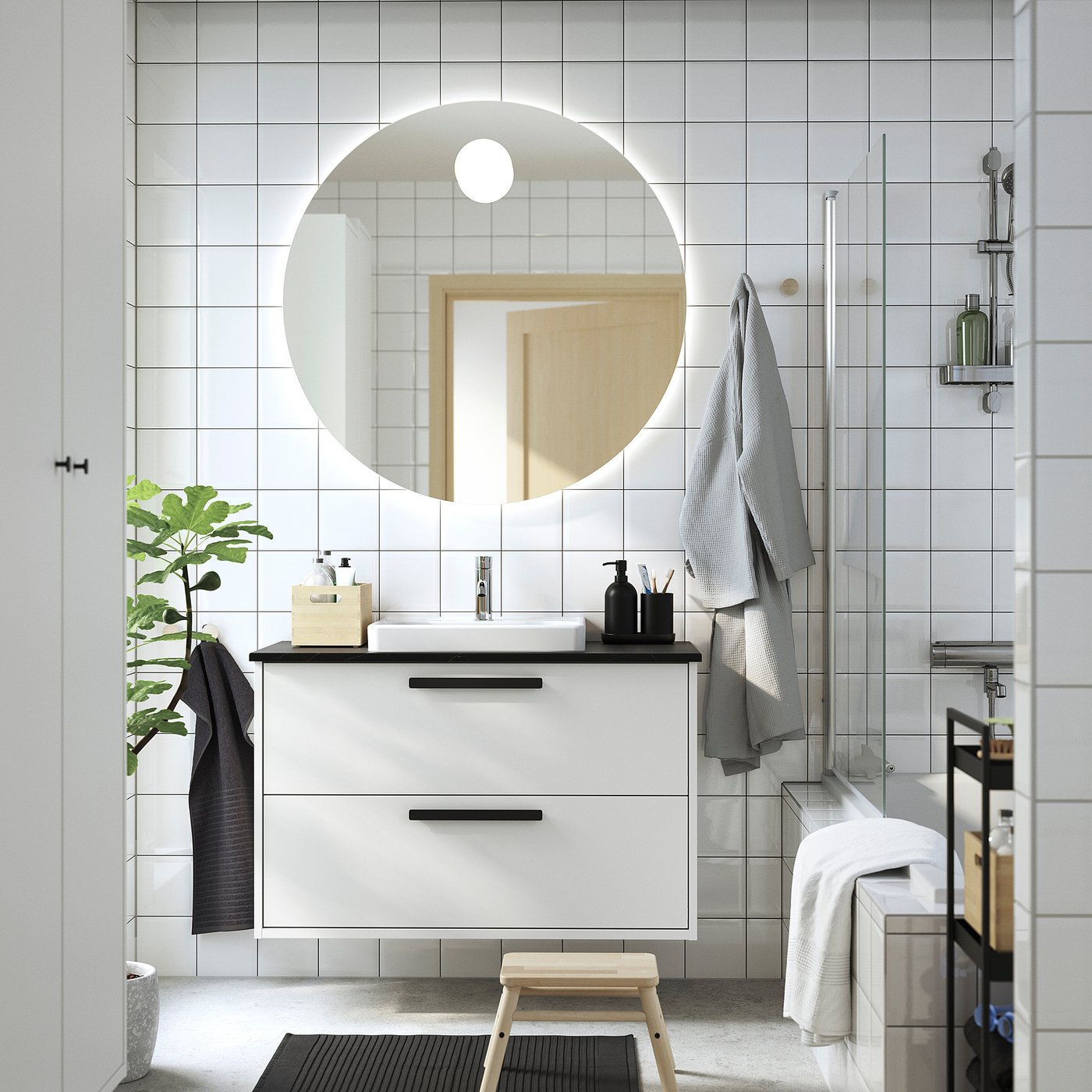 HAVBÄCK / ORRSJÖN wash-stnd w drawers/wash-basin, 102.0x71.0x49.0 cm