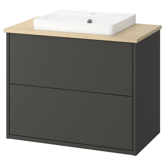 HAVBÄCK / ORRSJÖN wash-stnd w drawers/wash-basin, 82.0x71.0x49.0 cm