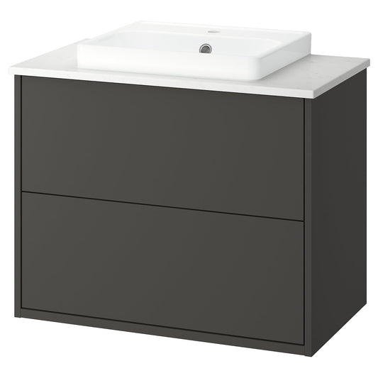 HAVBÄCK / ORRSJÖN wash-stnd w drawers/wash-basin, 82.0x71.0x49.0 cm