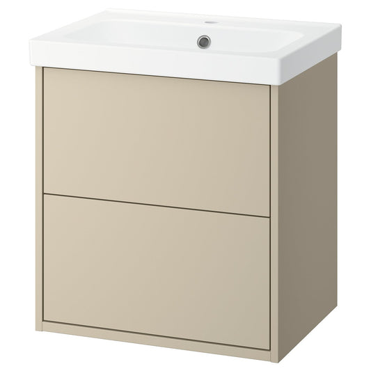 HAVBÄCK / ORRSJÖN wash-stnd w drawers/wash-basin, 62.3x69.2x49.4 cm