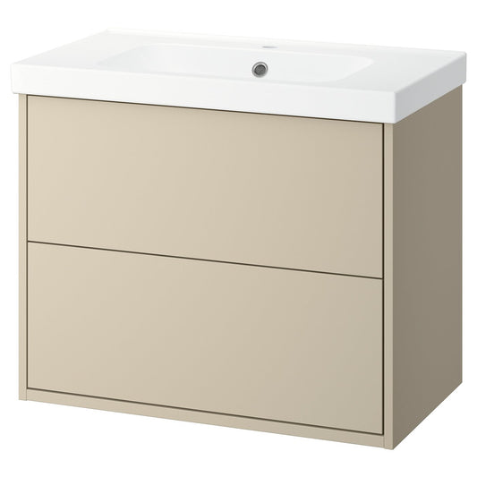 HAVBÄCK / ORRSJÖN wash-stnd w drawers/wash-basin, 82.3x69.2x49.4 cm