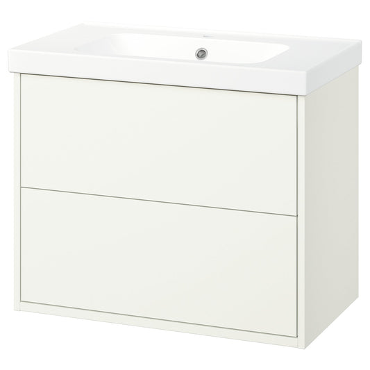 HAVBÄCK / ORRSJÖN wash-stnd w drawers/wash-basin, 82.3x69.2x49.4 cm