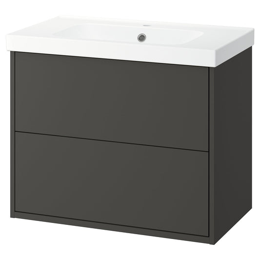 HAVBÄCK / ORRSJÖN wash-stnd w drawers/wash-basin, 82.3x69.2x49.4 cm