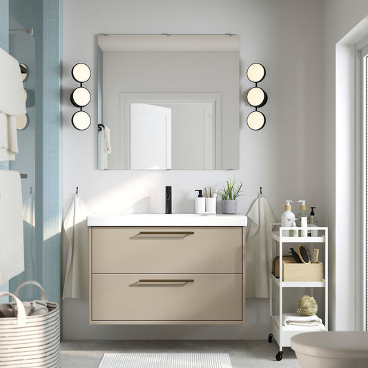HAVBÄCK / ORRSJÖN wash-stnd w drawers/wash-basin, 102.3x69.2x49.4 cm