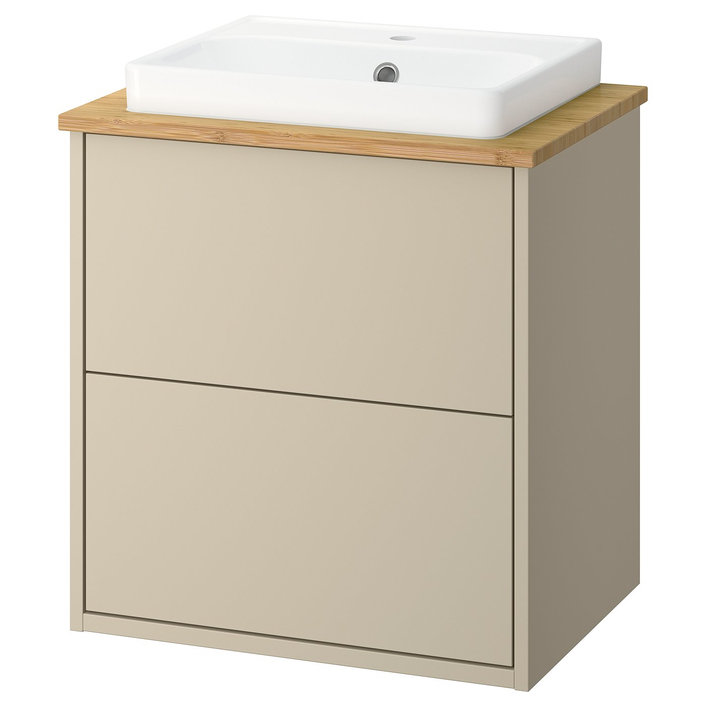 HAVBÄCK / ORRSJÖN wash-stnd w drawers/wash-basin, 62.0x71.0x49.0 cm